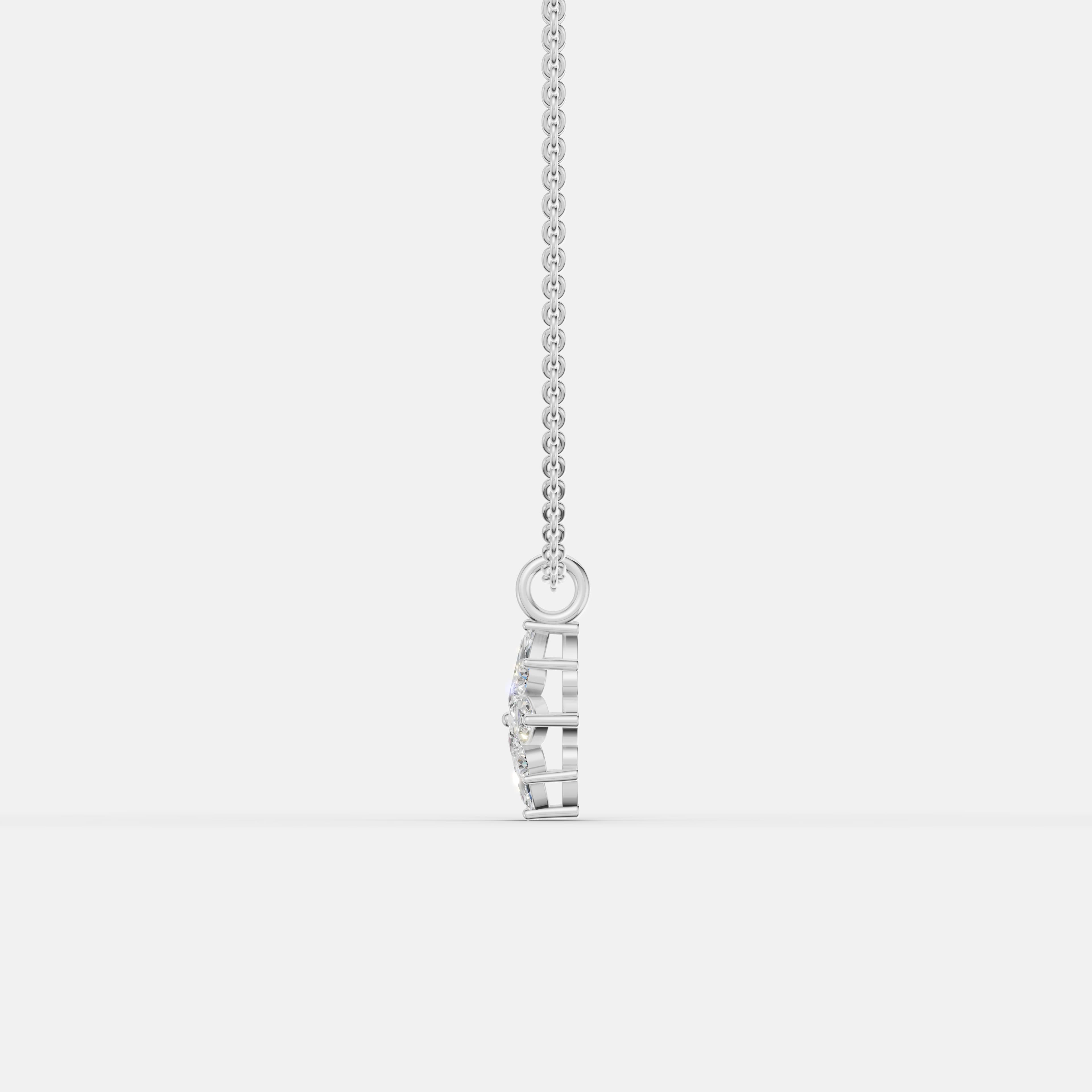 Ruby Flower Necklace - 4