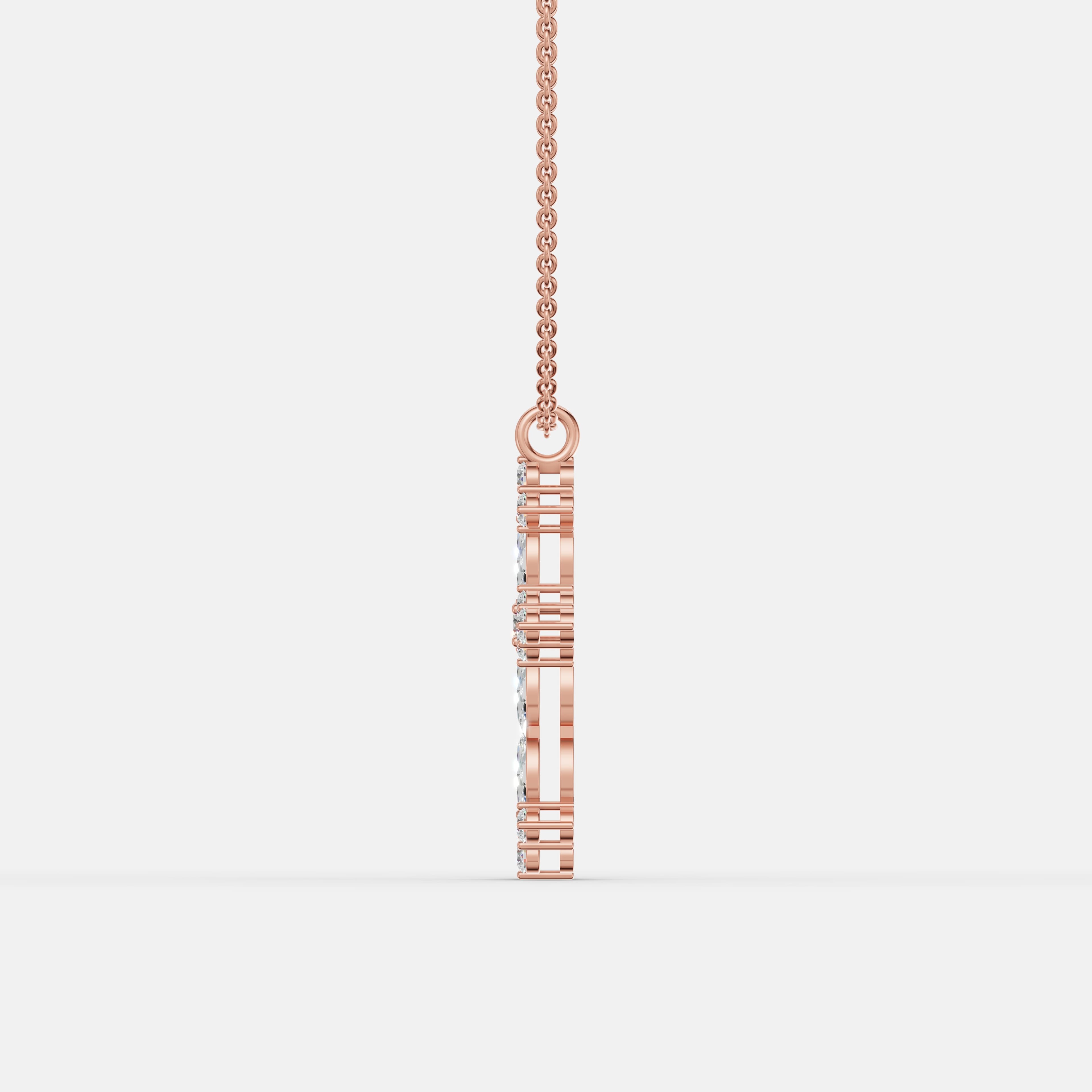 Faith Diamond Cross Pendant - 4