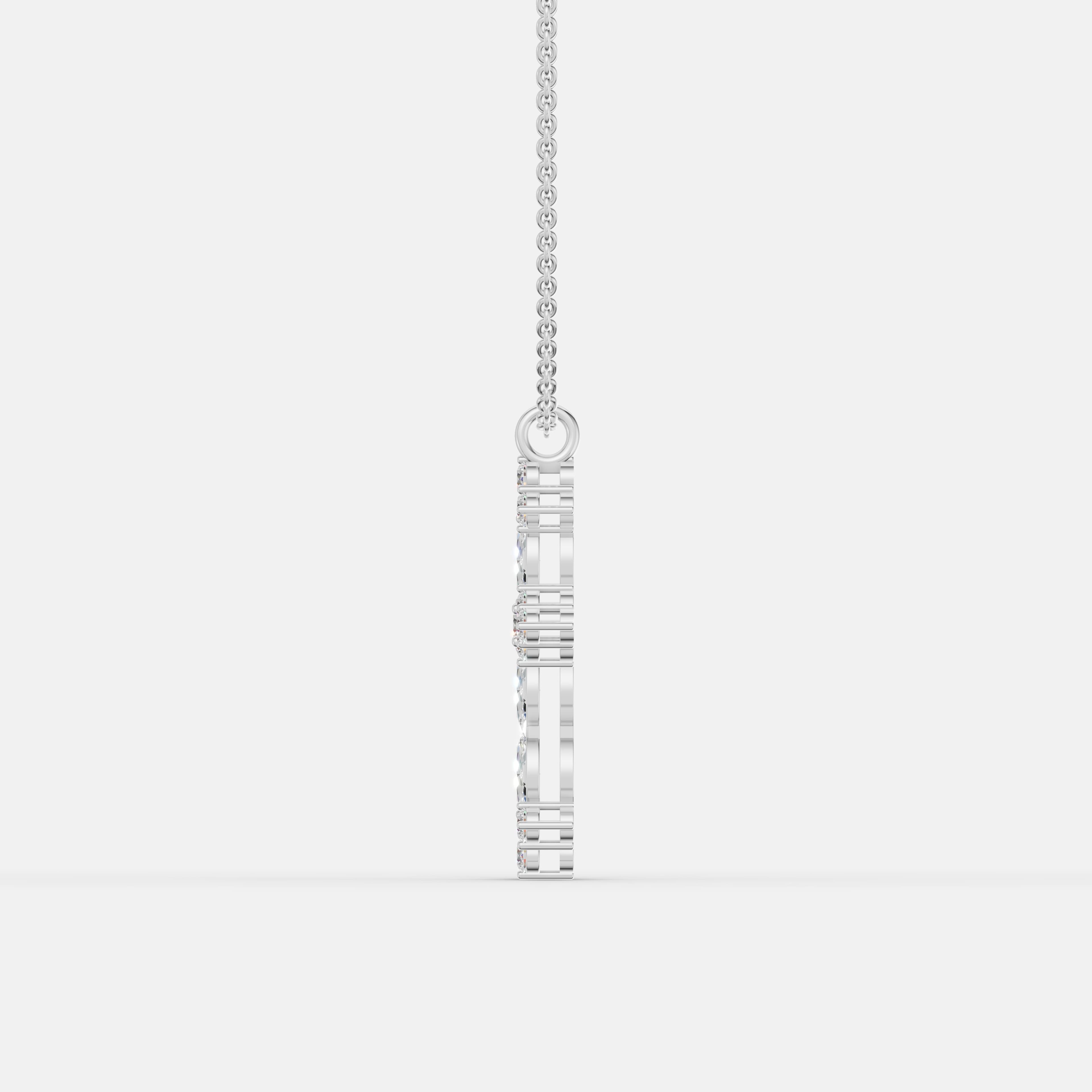 Faith Diamond Cross Pendant - 4