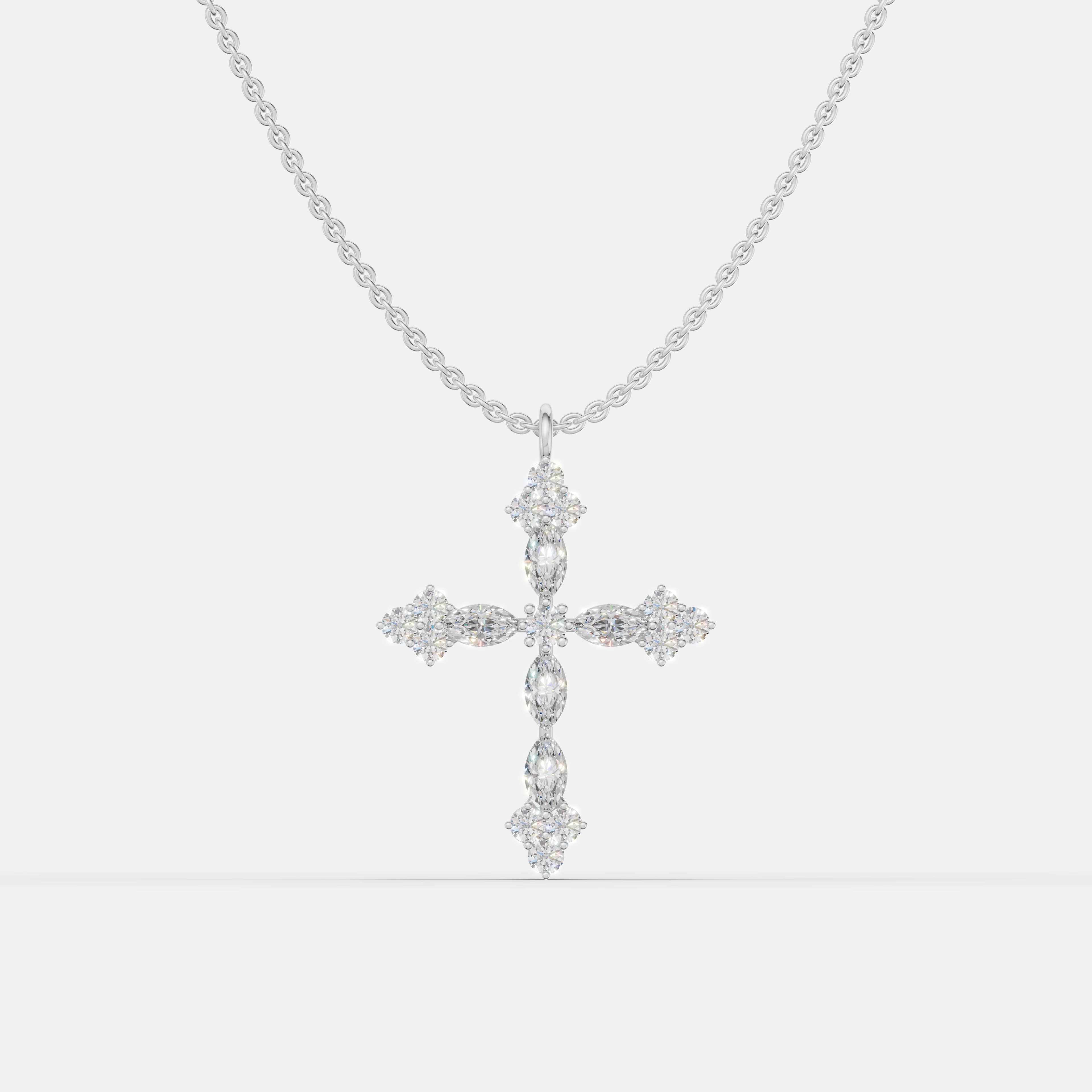 Faith Diamond Cross Pendant