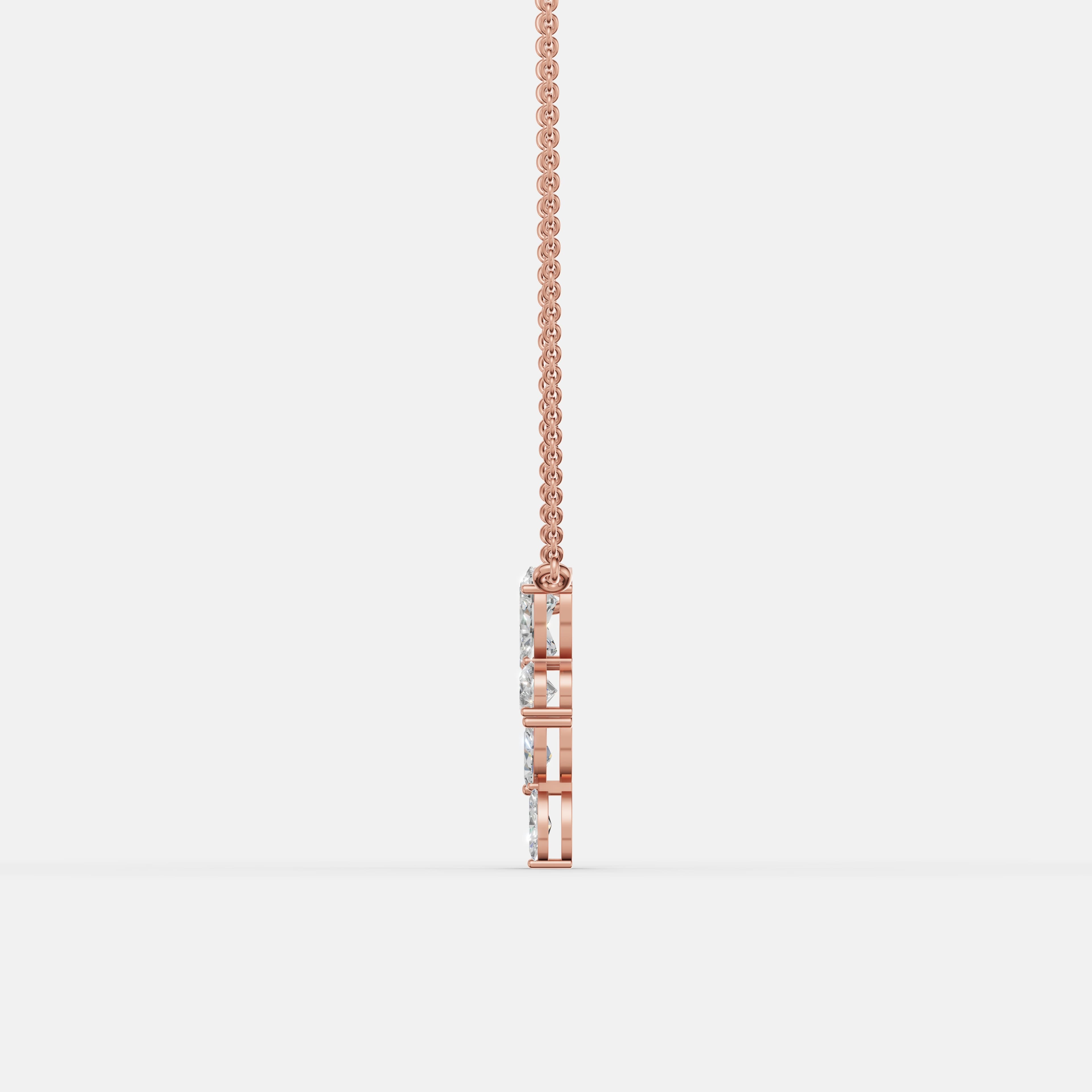 Cascade Diamond Necklace - 4