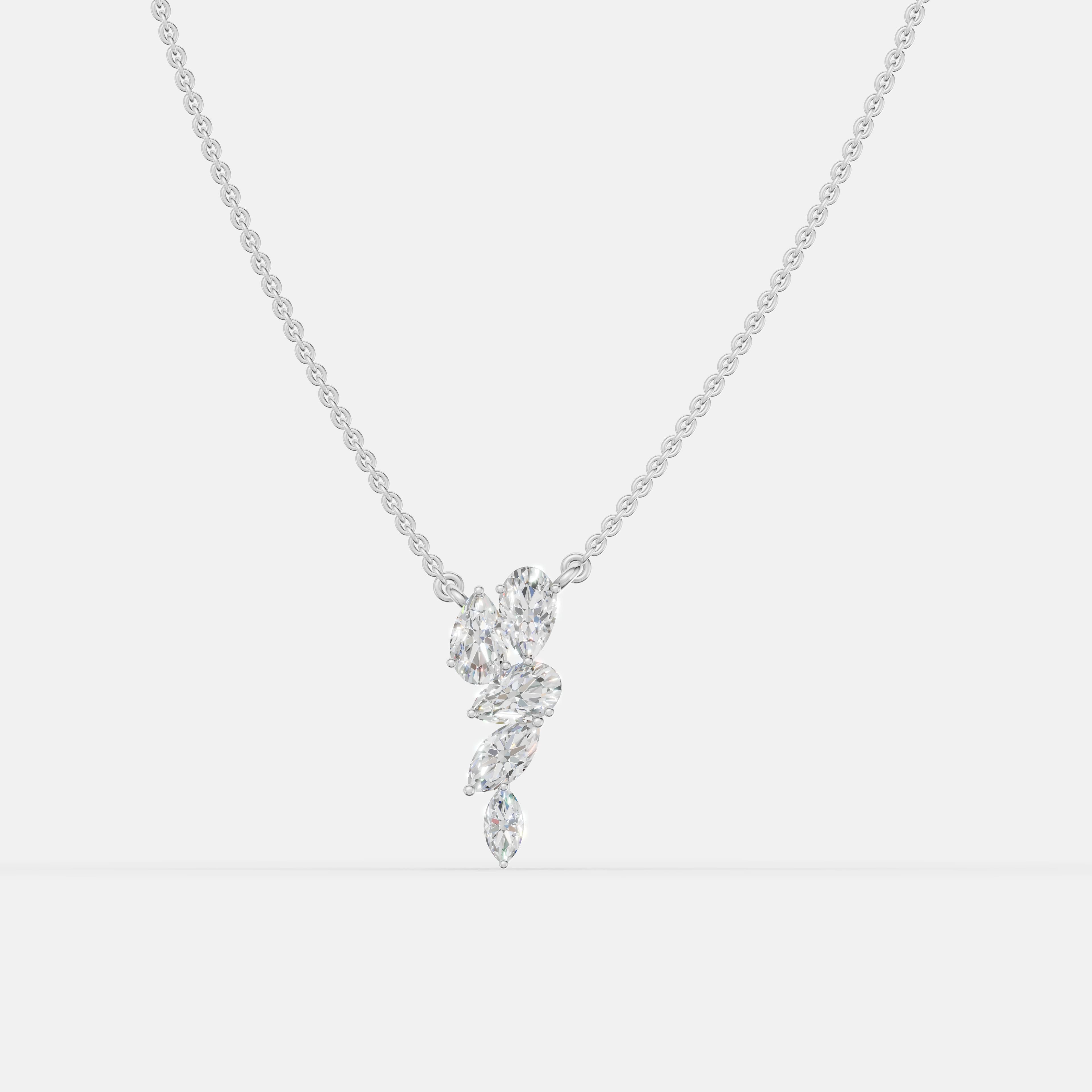 Cascade Diamond Necklace - 1