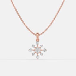 Snowflake Diamond Pendant - View 1