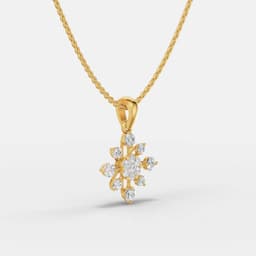 Snowflake Diamond Pendant - View 2