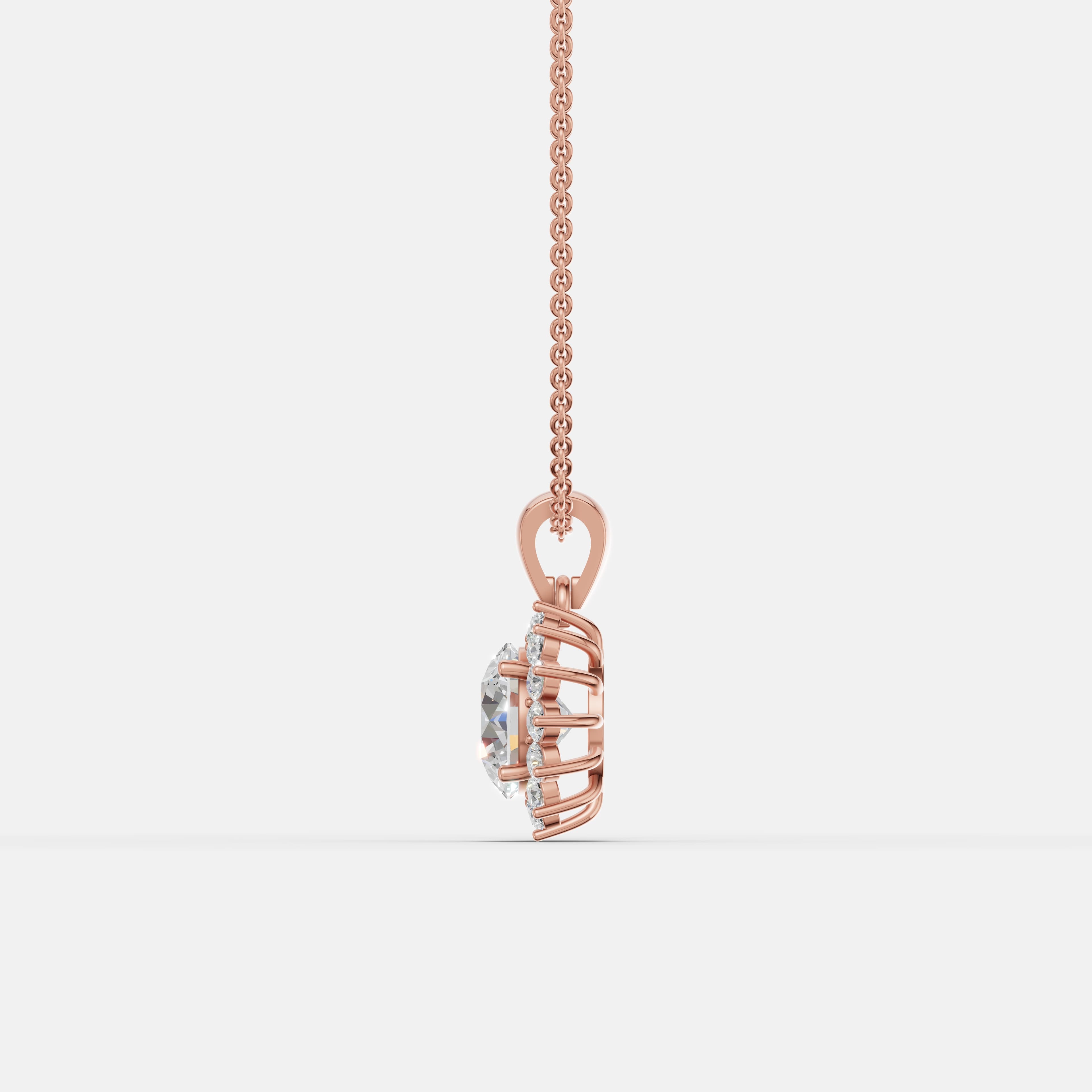 Sunburst Diamond Pendant - 4