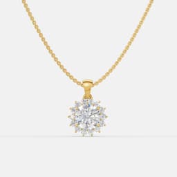 Sunburst Diamond Pendant - View 1