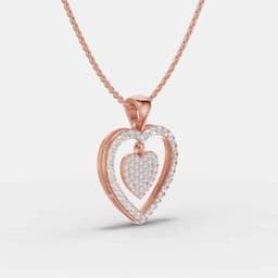 Radiant charm Diamond Pendant - View 2