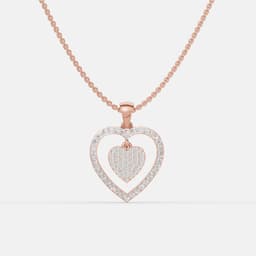 Radiant charm Diamond Pendant - View 1