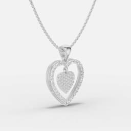 Radiant charm Diamond Pendant - View 2
