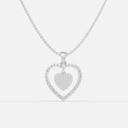 Radiant charm Diamond Pendant - View 1