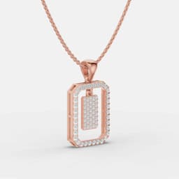 Radiant Double Frame Pendant - View 2