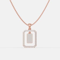 Radiant Double Frame Pendant - View 1