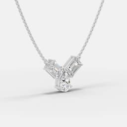 Celeste Wing Diamond Pendant - View 2