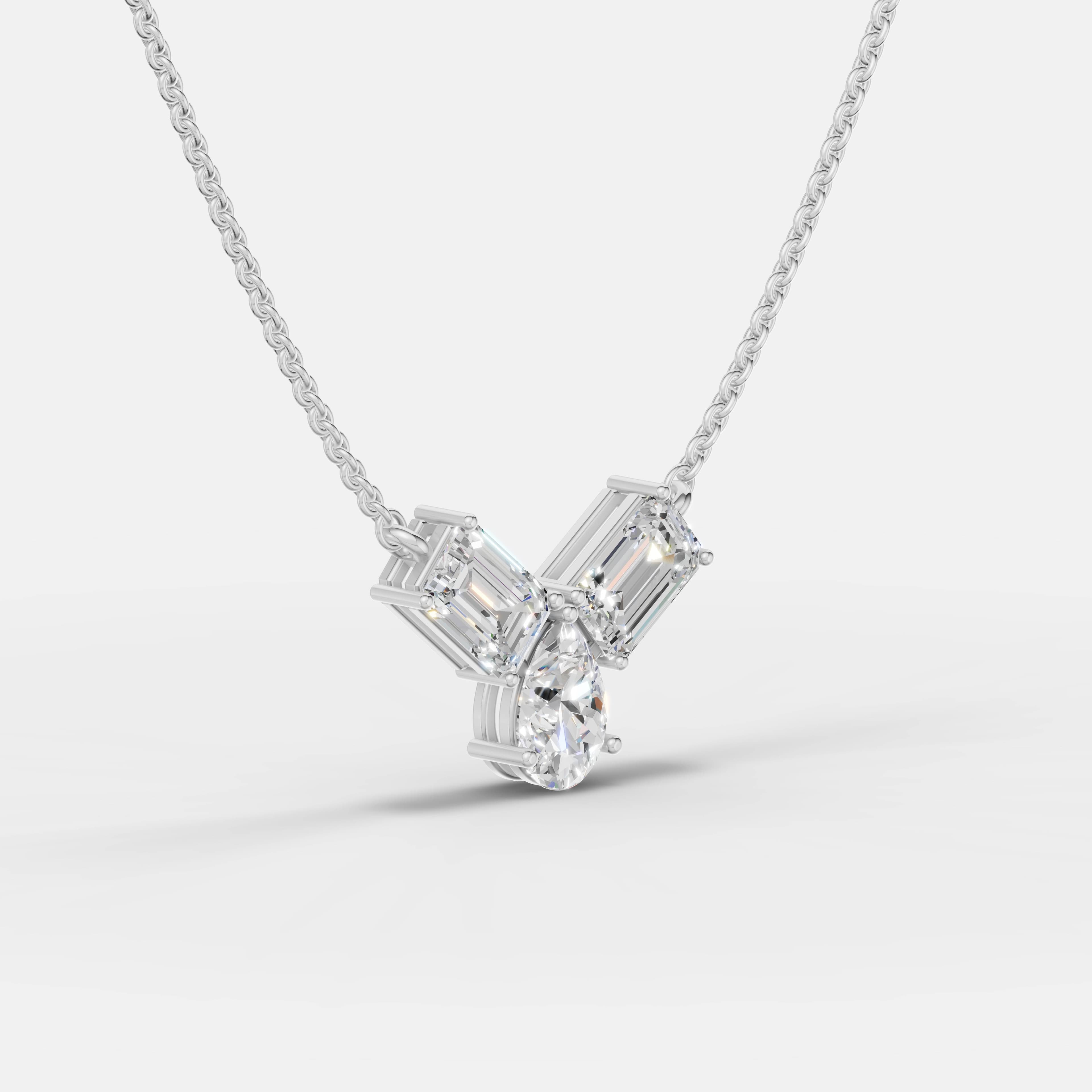 Celeste Wing Diamond Pendant - 2