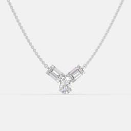 Celeste Wing Diamond Pendant - View 1