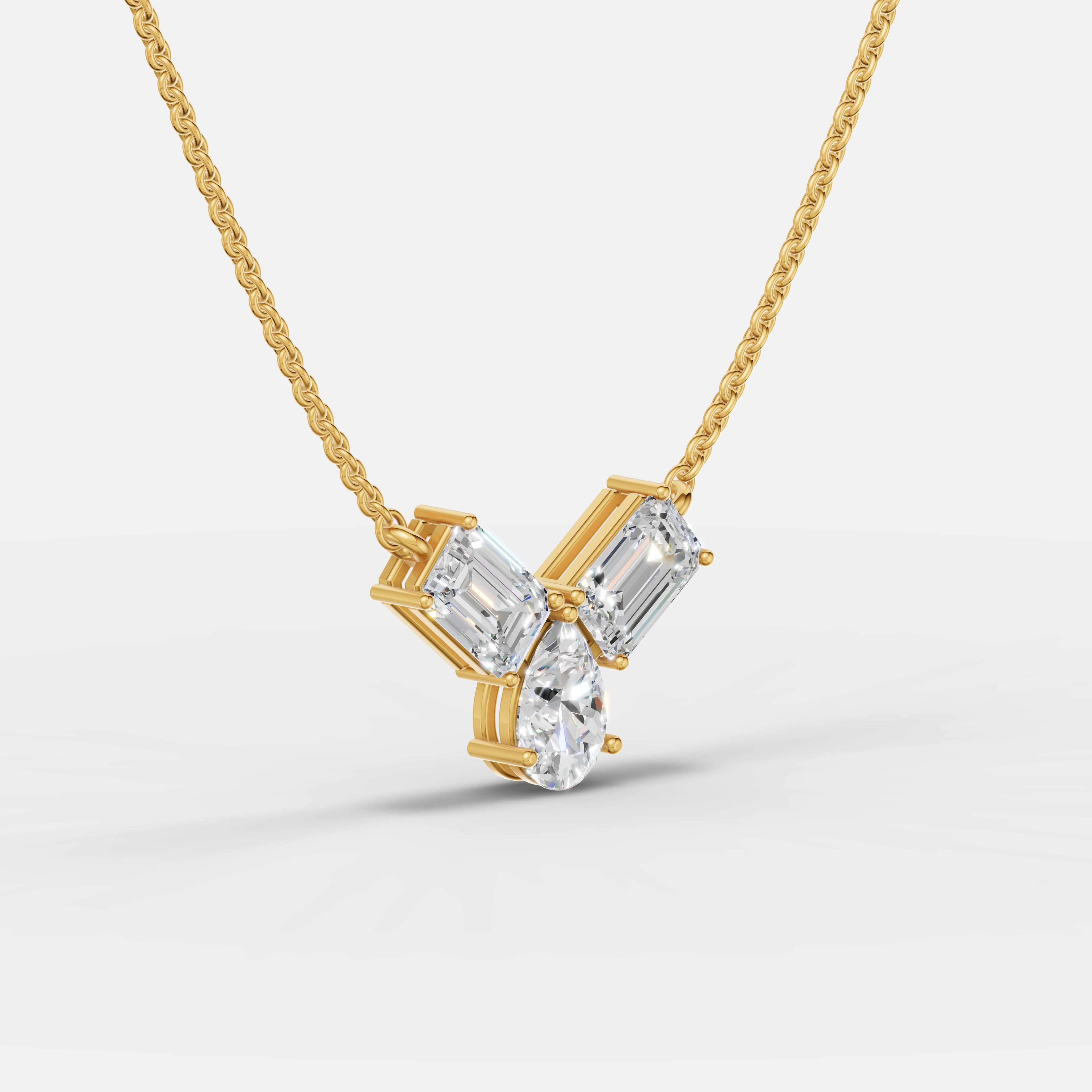 Celeste Wing Diamond Pendant - 2