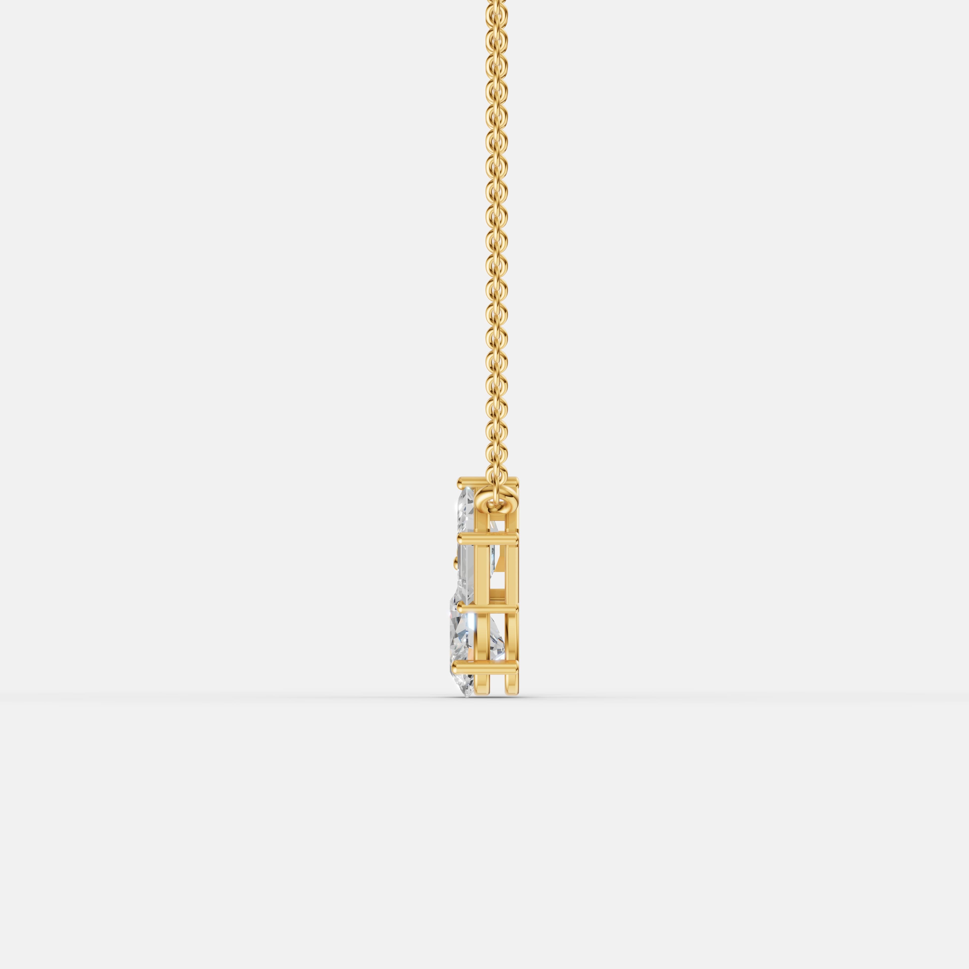 Celeste Wing Diamond Pendant - 4