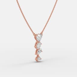 Falling Grace Diamond Pendant - View 2
