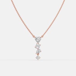 Falling Grace Diamond Pendant - View 1