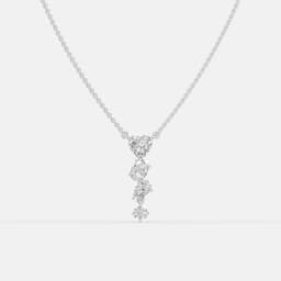 Falling Grace Diamond Pendant - View 1