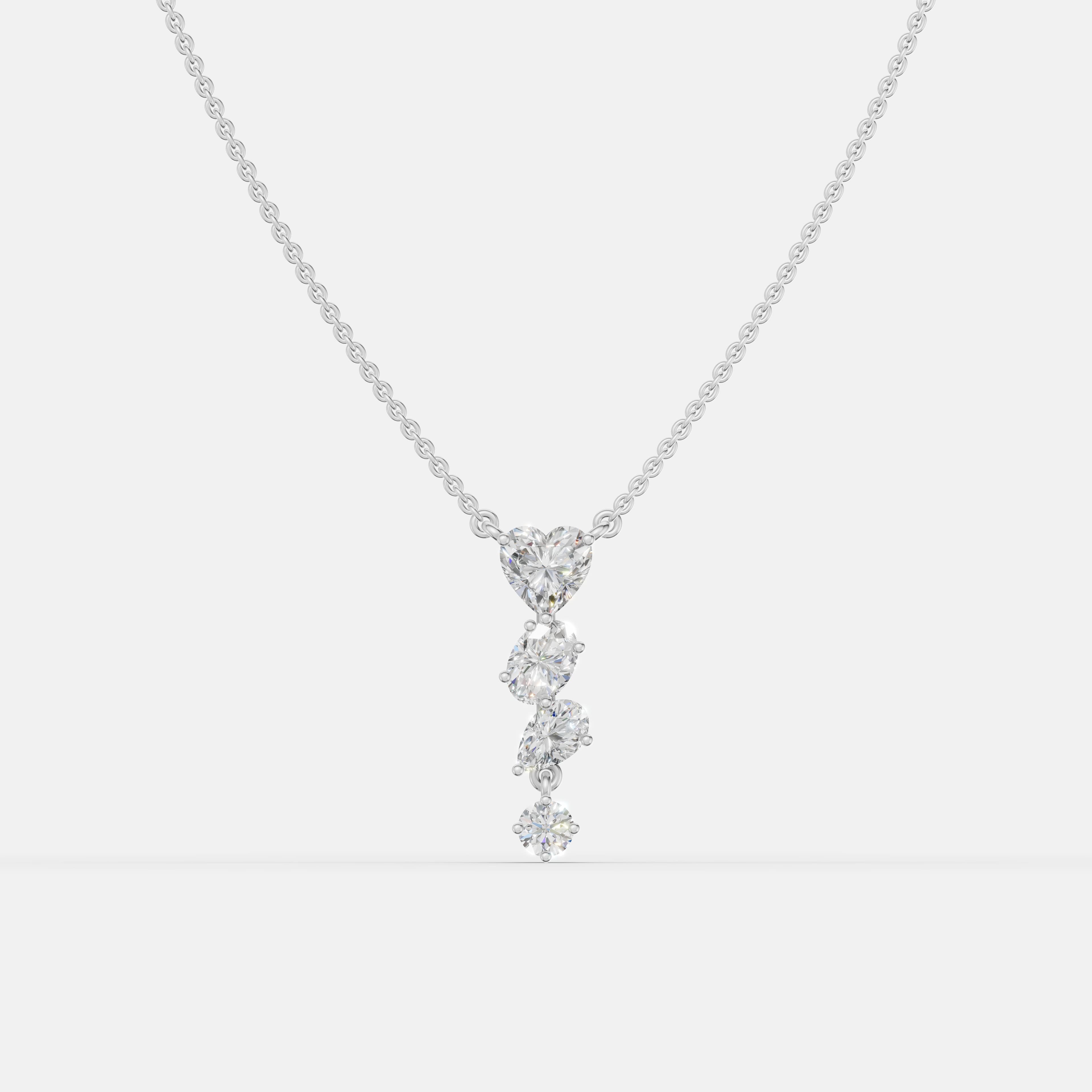 Falling Grace Diamond Pendant