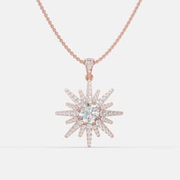 Solar Glow Diamond Pendant - View 1