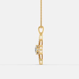 Solar Glow Diamond Pendant - View 4