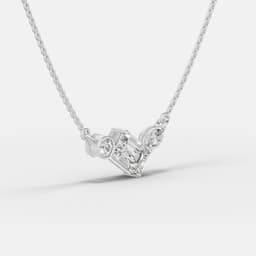 Asymmetry Diamond Pendant - View 2