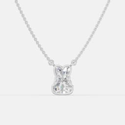 Diamond Bear Pendant - View 1