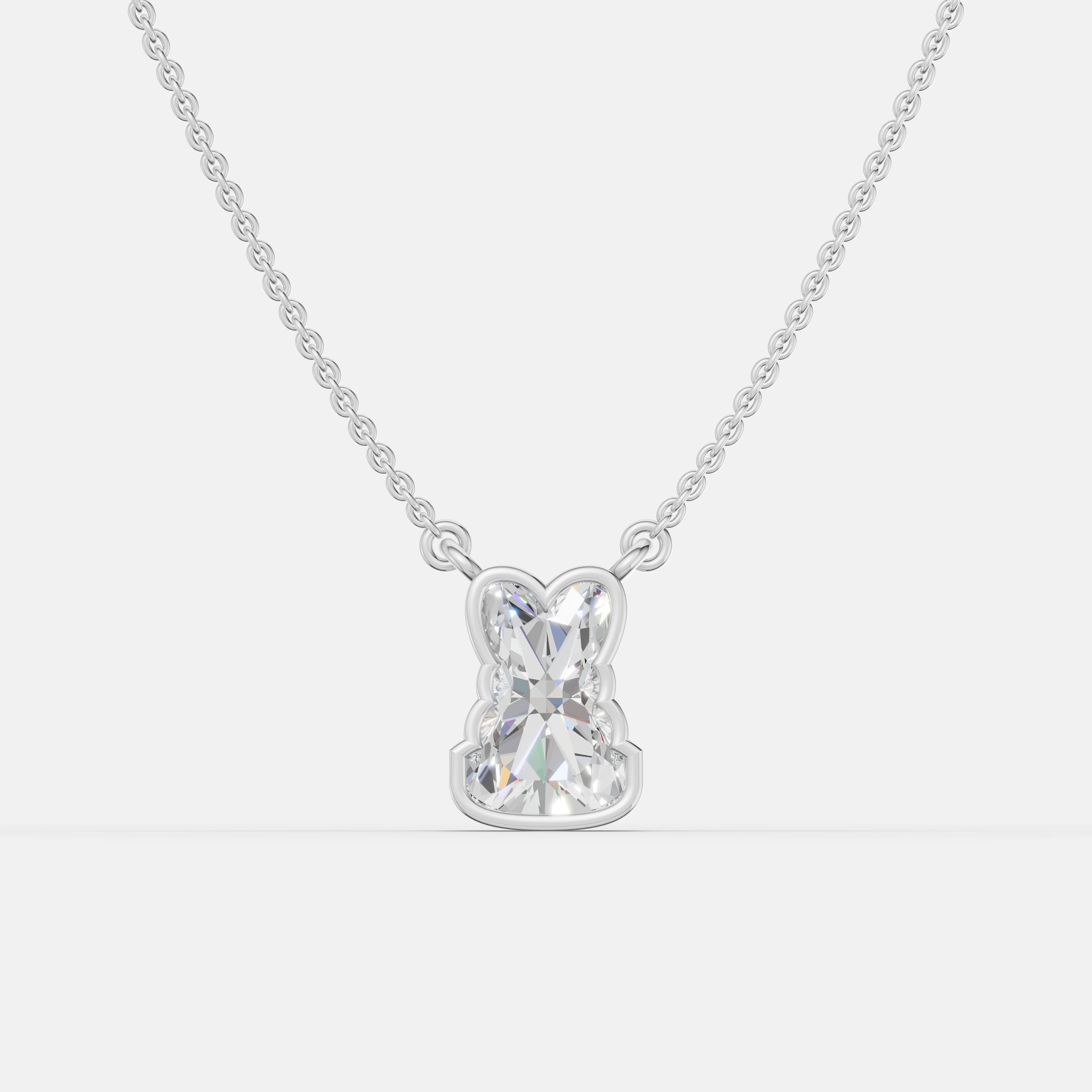 Diamond Bear Pendant