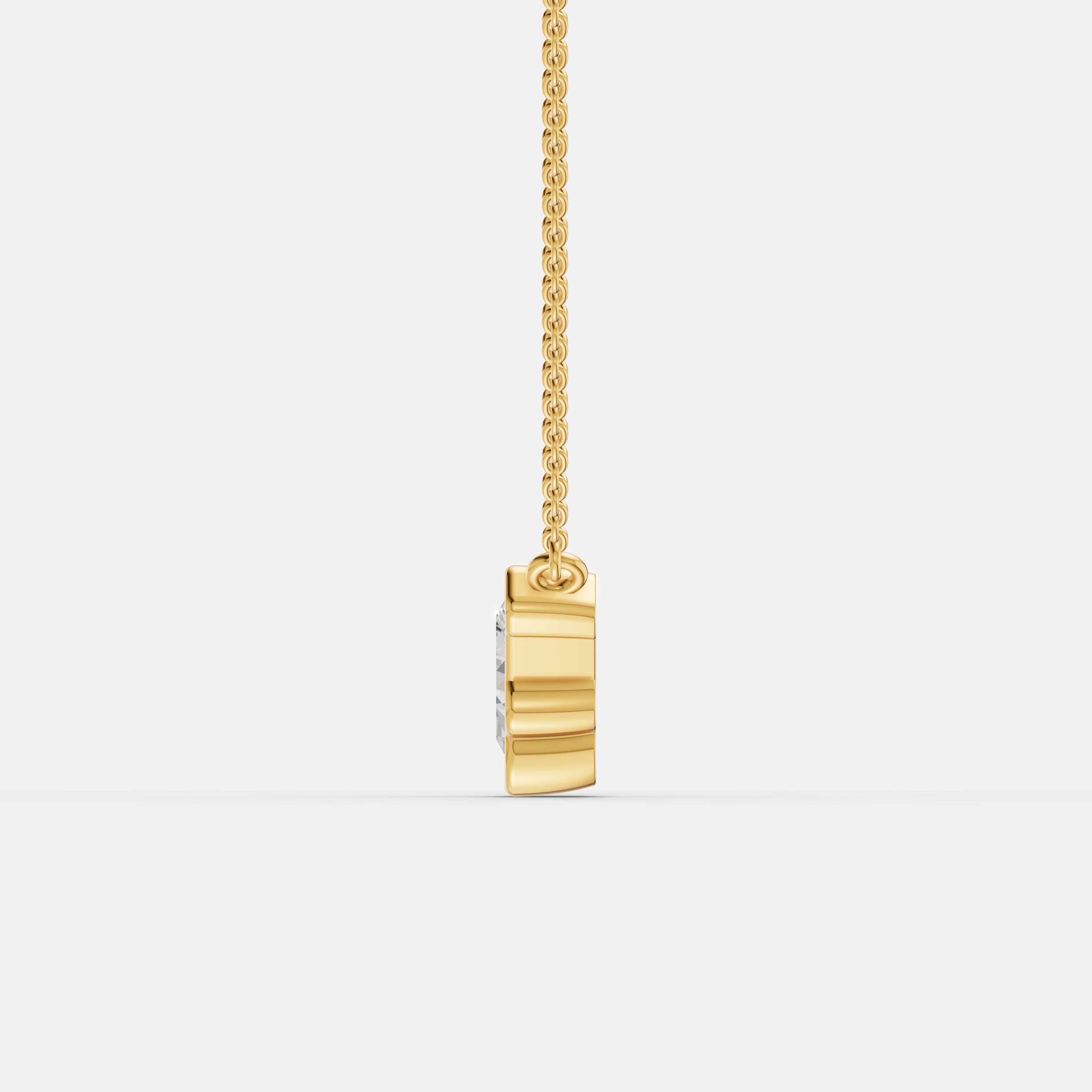 Guitar Diamond Pendant - 4