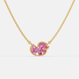 Sculpted Light: Rosy Motif Pendant - View 1