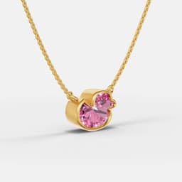 Sculpted Light: Rosy Motif Pendant - View 2