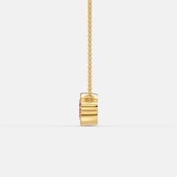 Sculpted Light: Rosy Motif Pendant - View 4