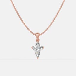Sculpted Light: The Pillar Cross Pendant - View 1
