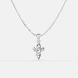 Sculpted Light: The Pillar Cross Pendant - View 1