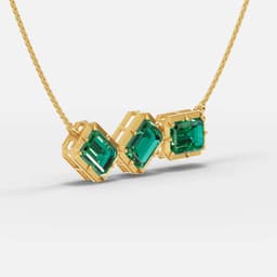 Trinity Emerald Pendant - View 1
