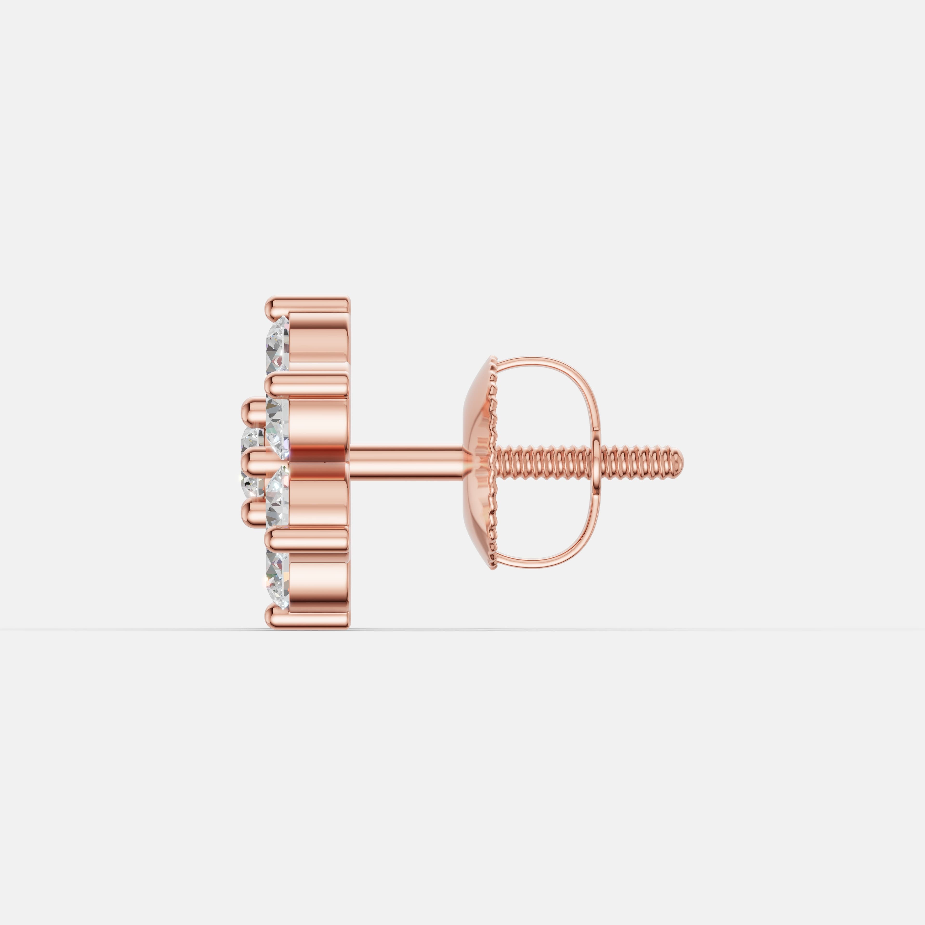 Bloom Diamond Studs - 4