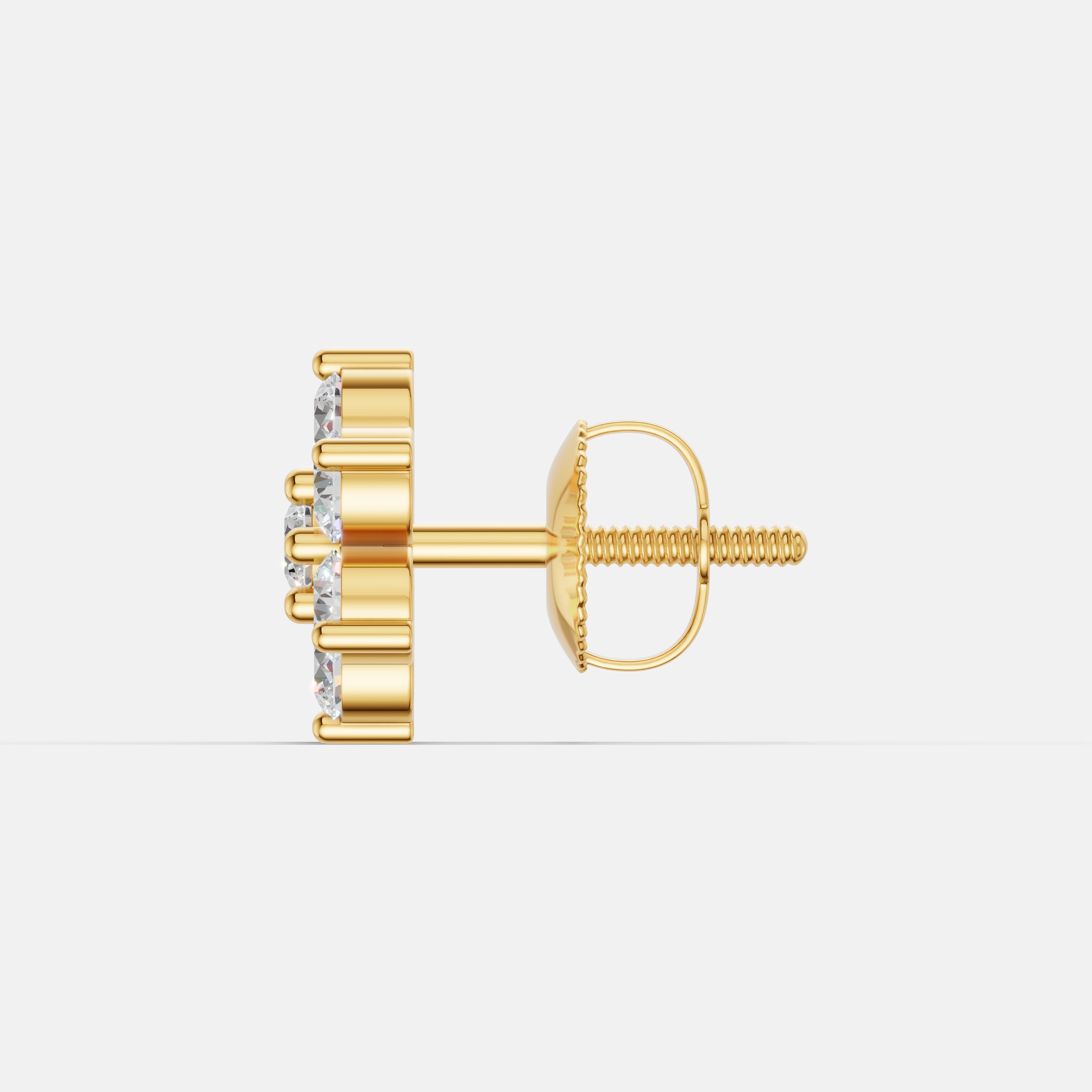 Bloom Diamond Studs - 4