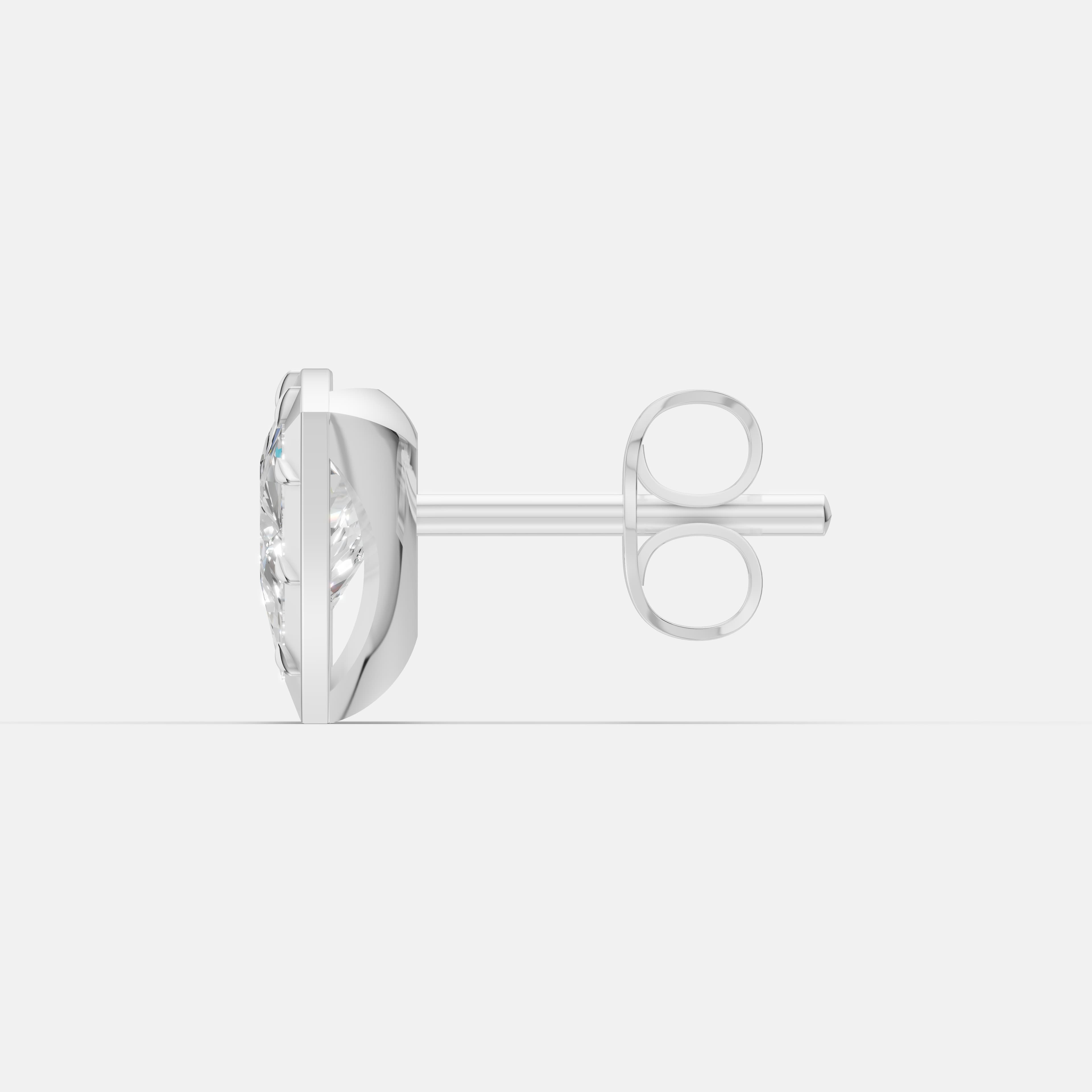 Classic Trillion Diamond Studs - 4