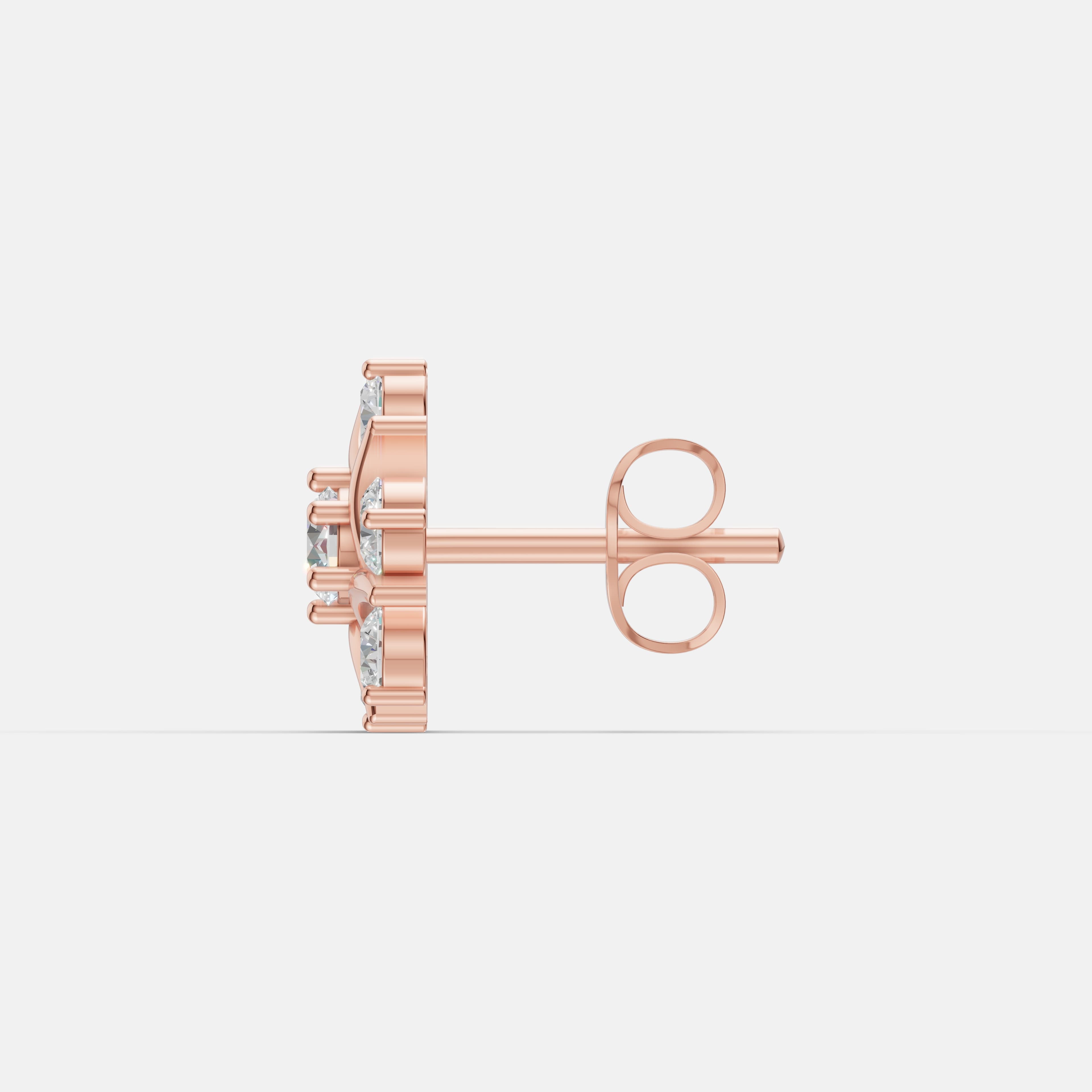 Celeste Bloom Diamond Studs - 4