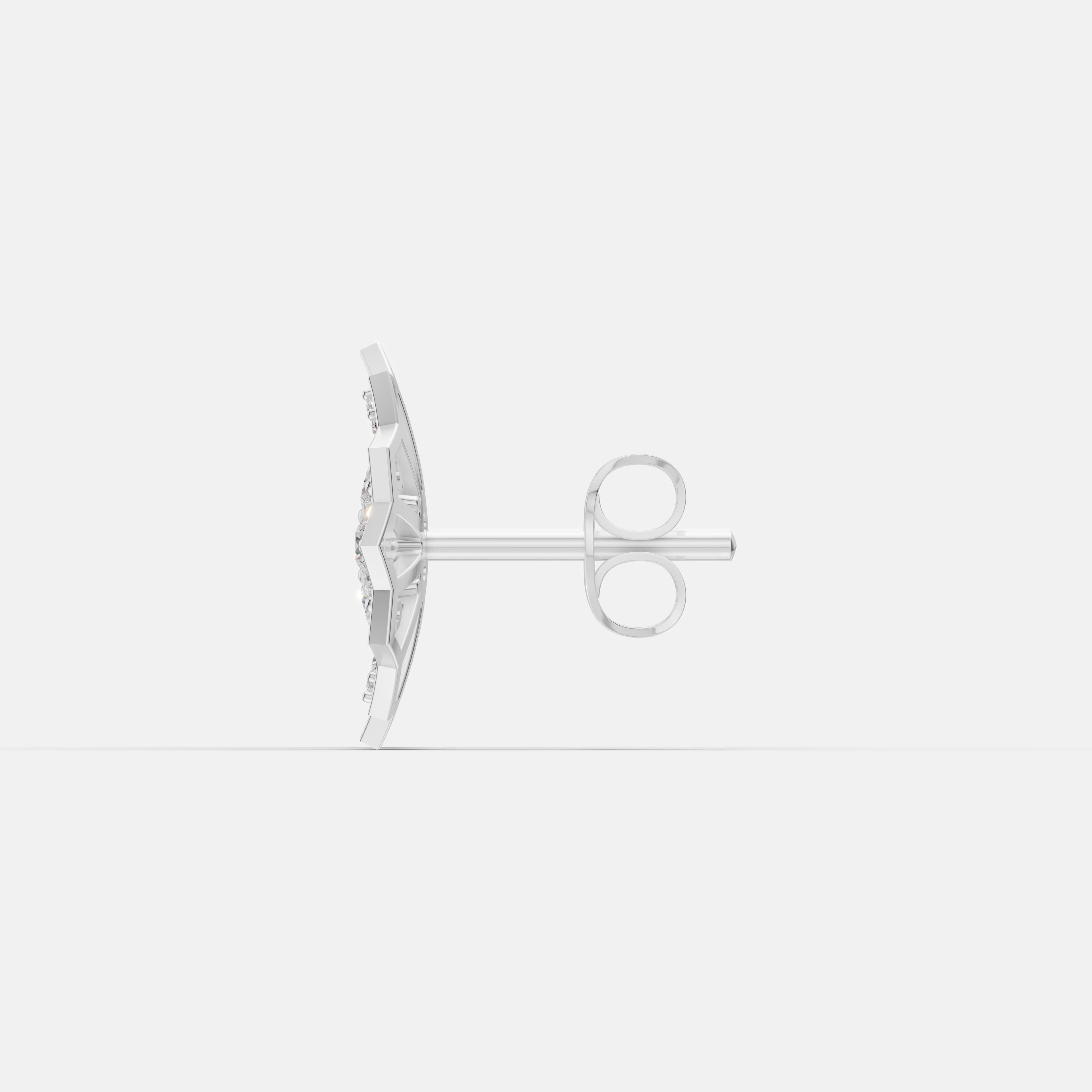 Nova Frame Diamond Studs - 4