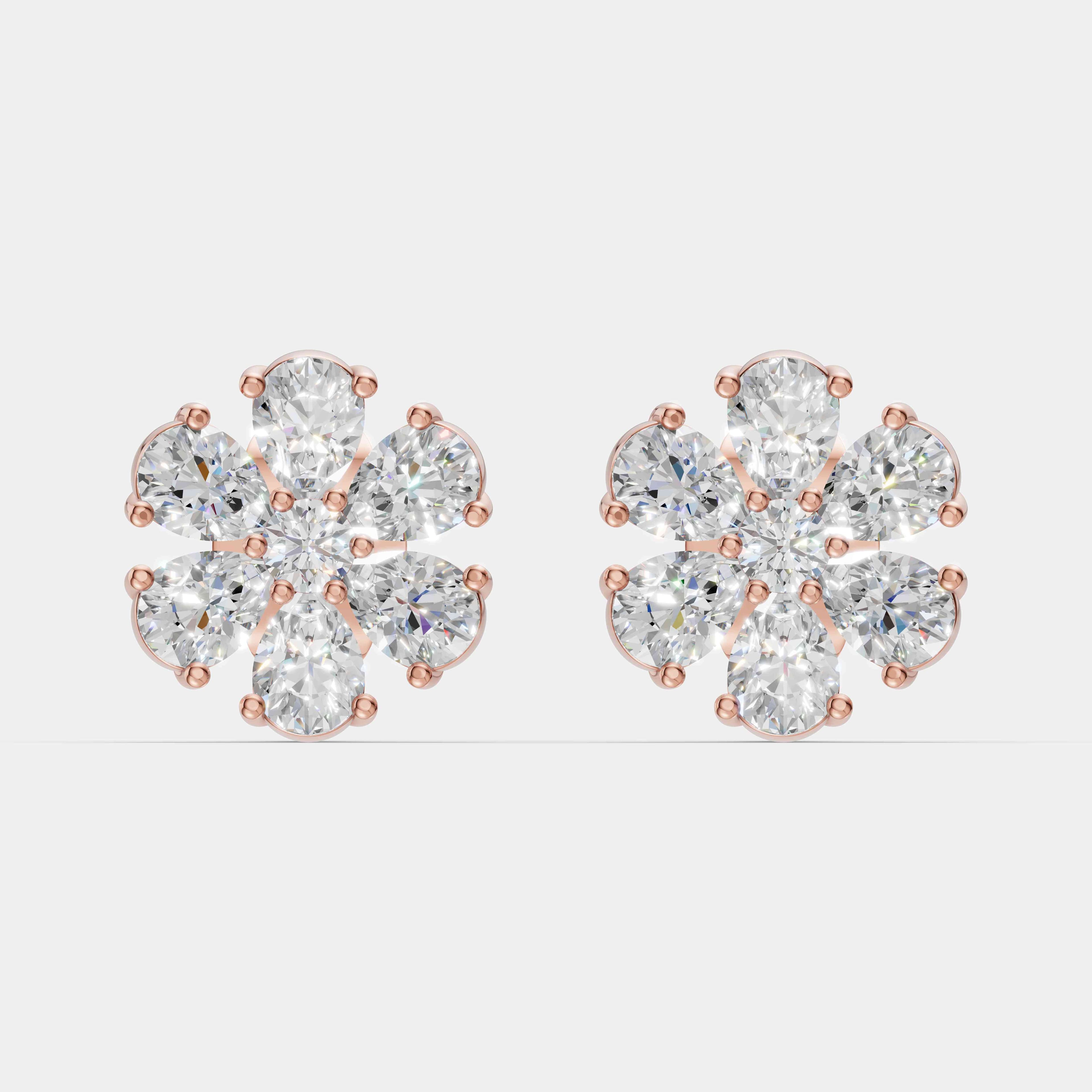 Floral Glow Earrings - 1