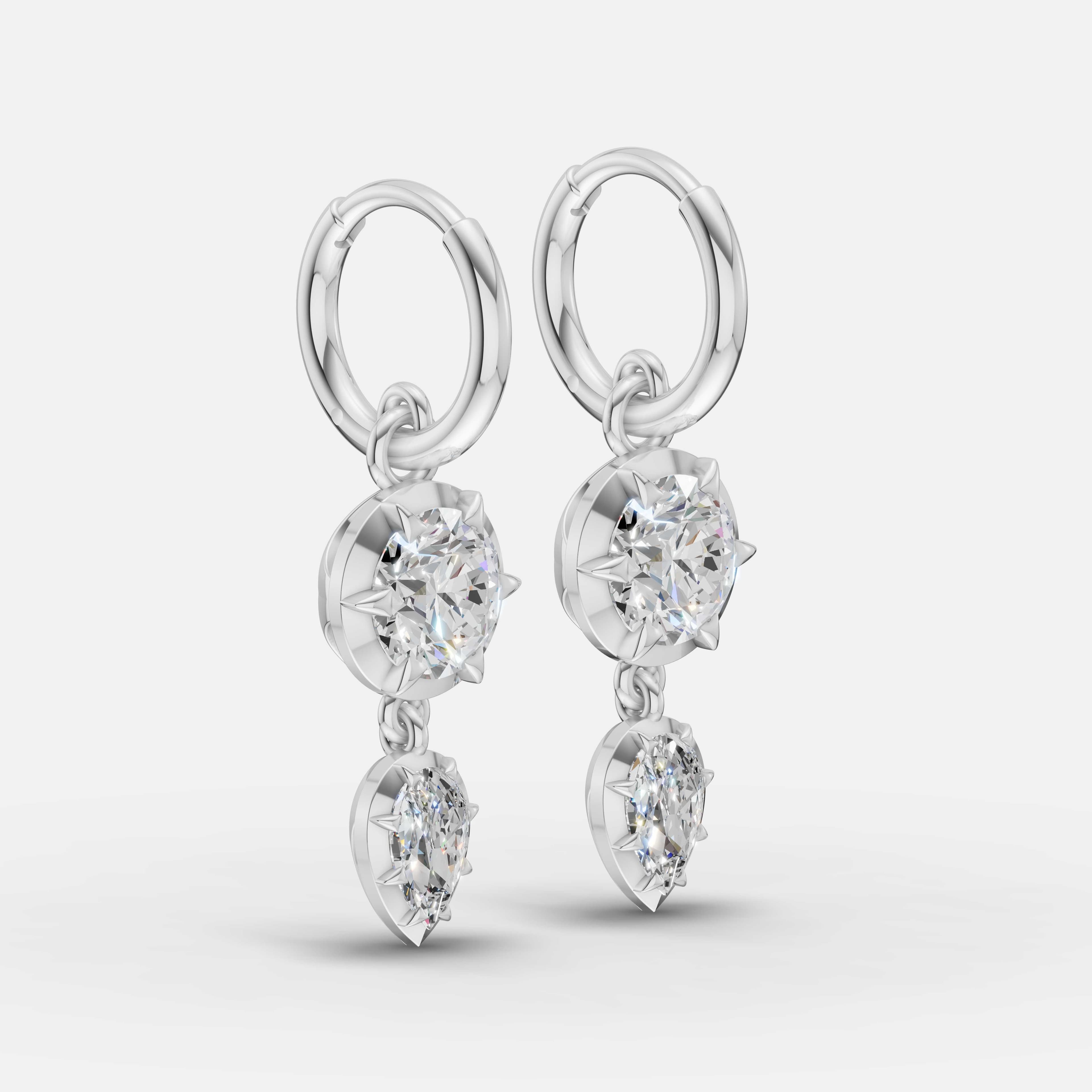 Twin Spark Diamond Drops - 2