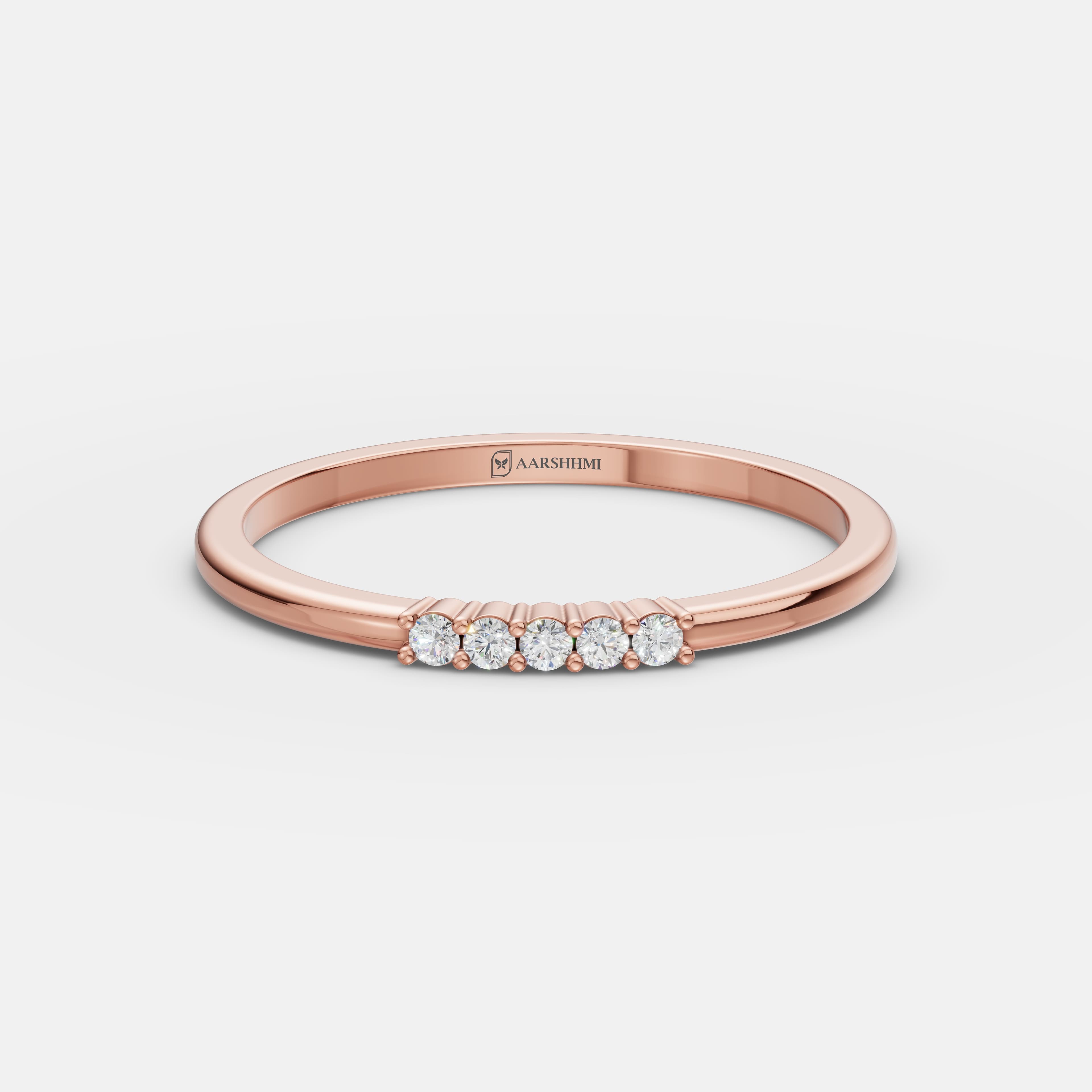 Starlite Diamond Band Ring - 5