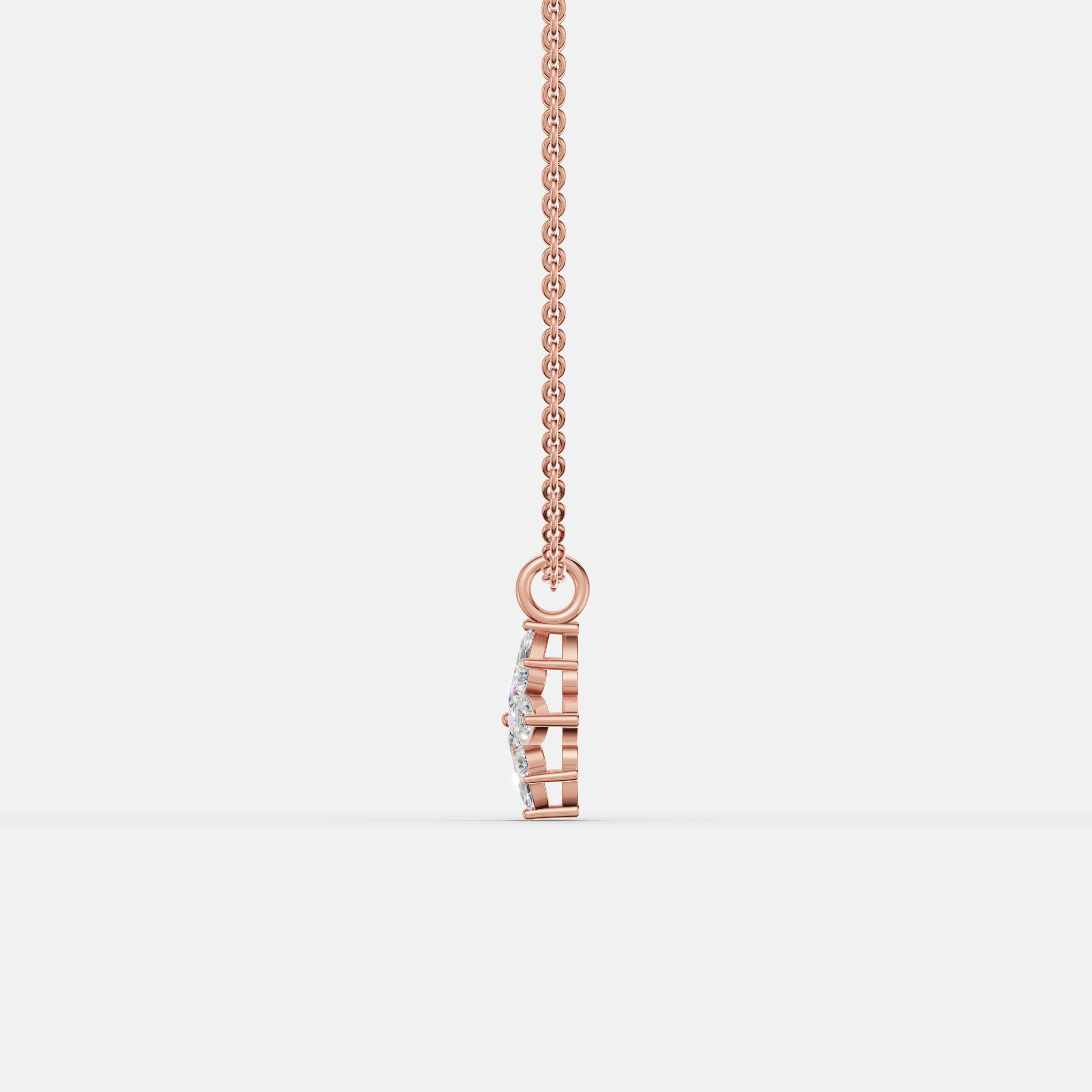 Ruby Flower Necklace - 4