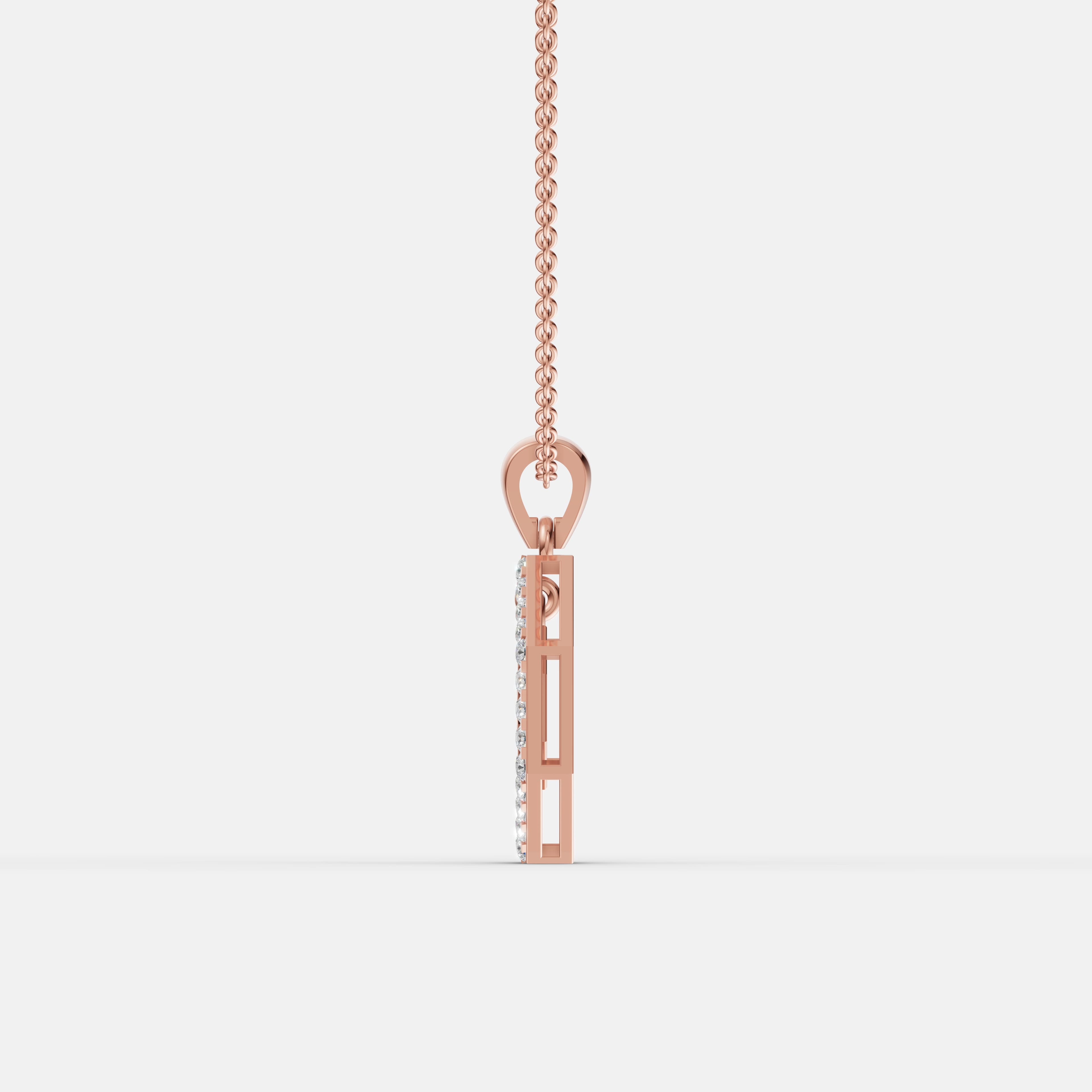 Radiant Octa Diamond Pendant - 4