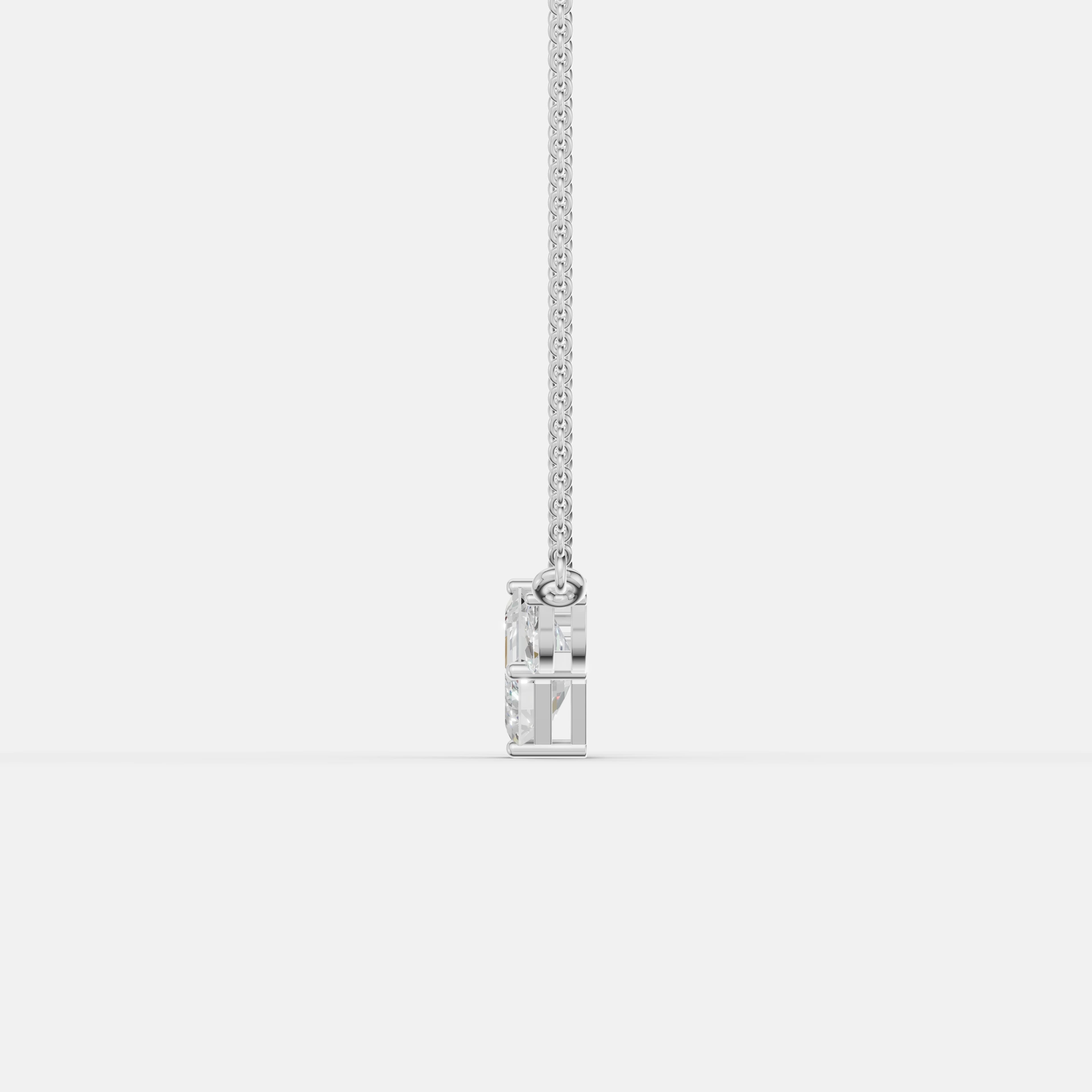 Asymmetry Diamond Pendant - 4